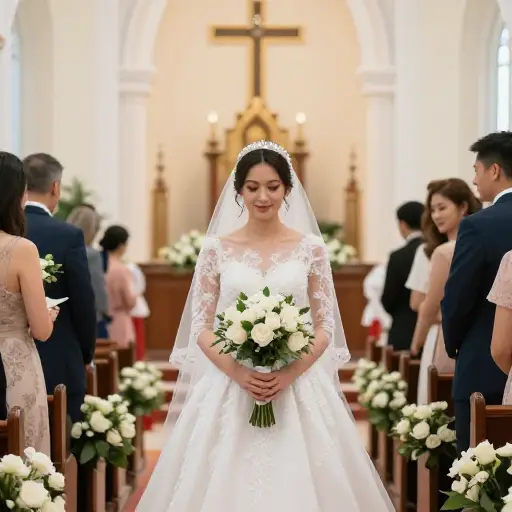 她结婚时仍是处女。