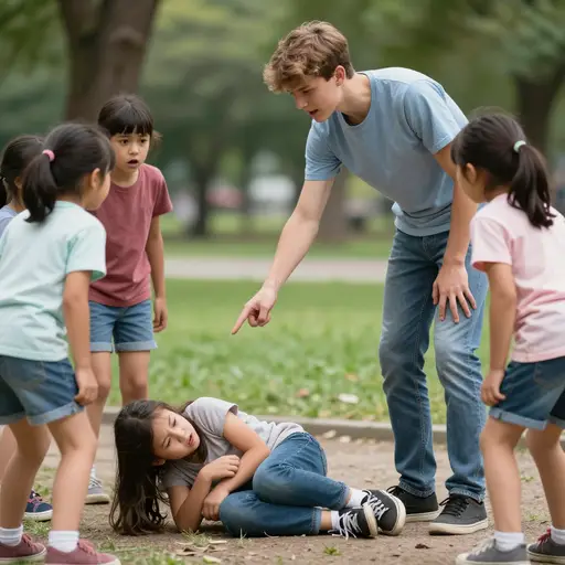 当地的欺负者让所有年幼的孩子都害怕。