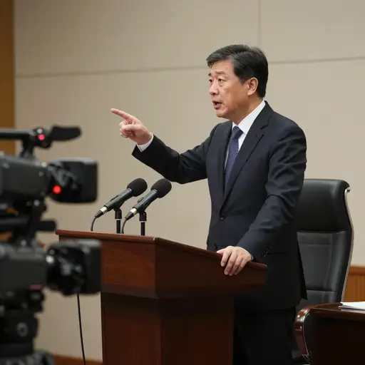 反对党在新闻发布会上对市长的诚信提出了诋毁。