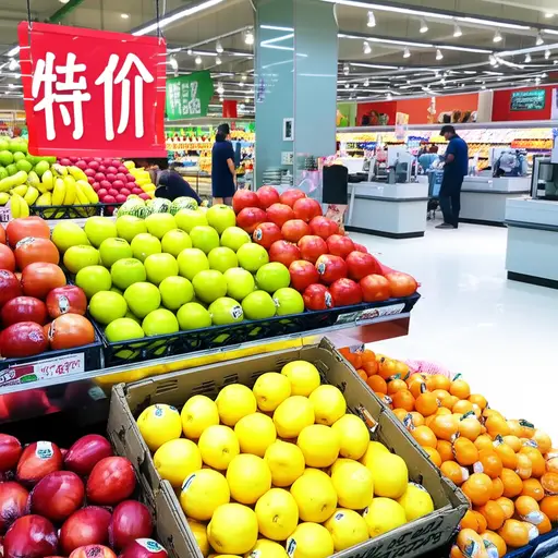 这家超市每周五会提供新鲜水果的特价优惠。