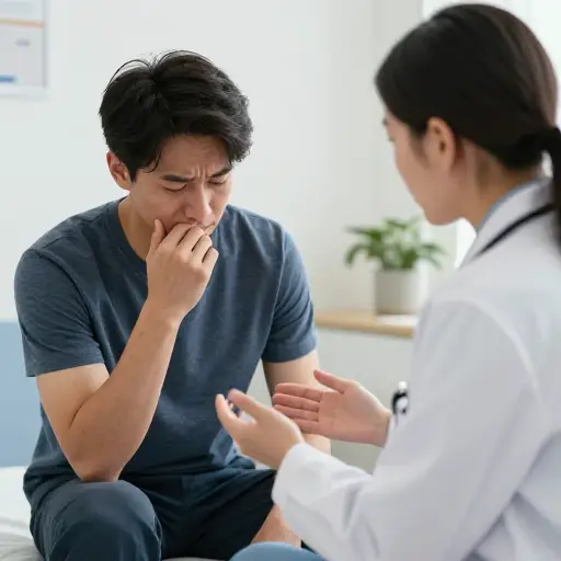 如果疼痛持续，你应该看专科医生。
