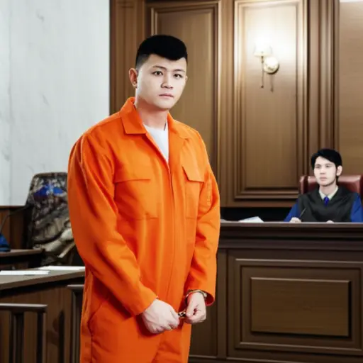 这名囚犯因抢劫被判五年监禁。