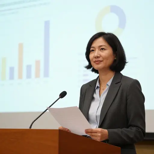 她引用了最近的统计数据来加强她的论点。