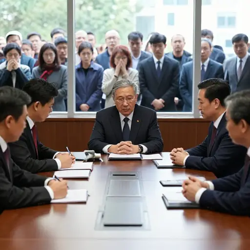 当领导们谈判时，公众屏住了呼吸。