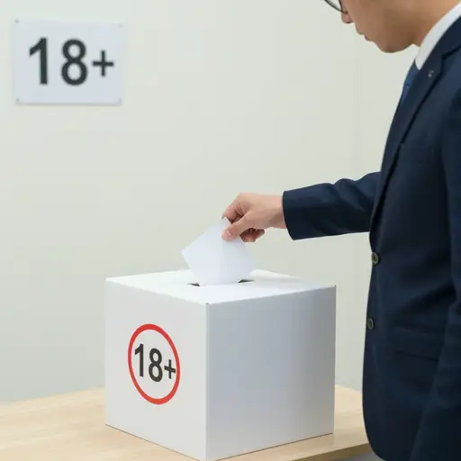 只有18岁以上的人才有资格投票。