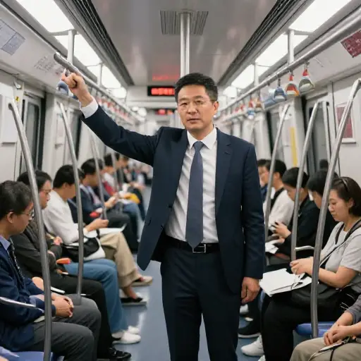 我每天坐地铁去上班。