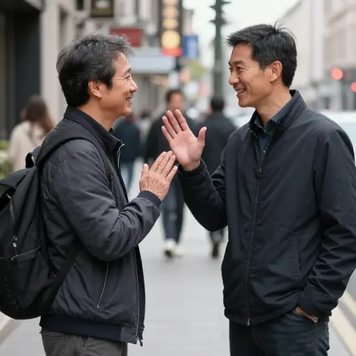 我遇到了一个以前和我一起工作的人。
