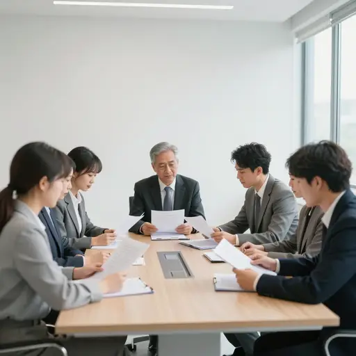 办公室的员工们正在为即将到来的年终会议做准备。