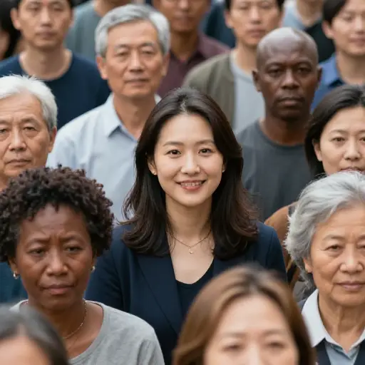 她坚信人人平等。