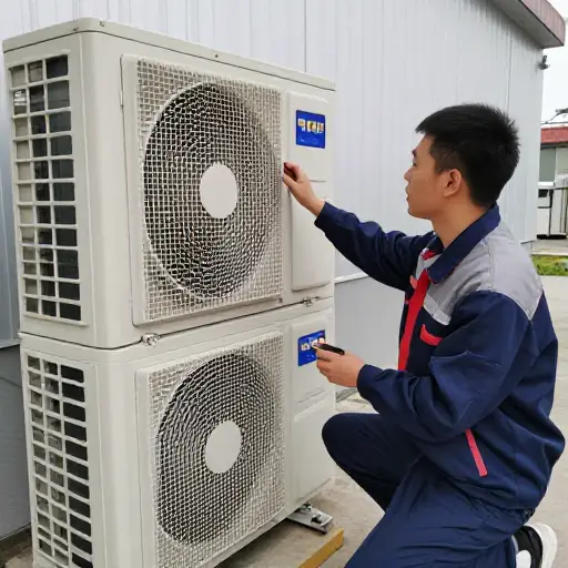 请让技术人员检查一下空调机组。