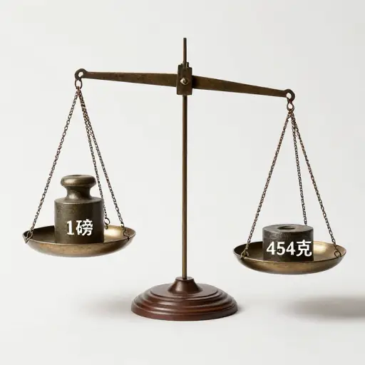 一磅大约等于454克。