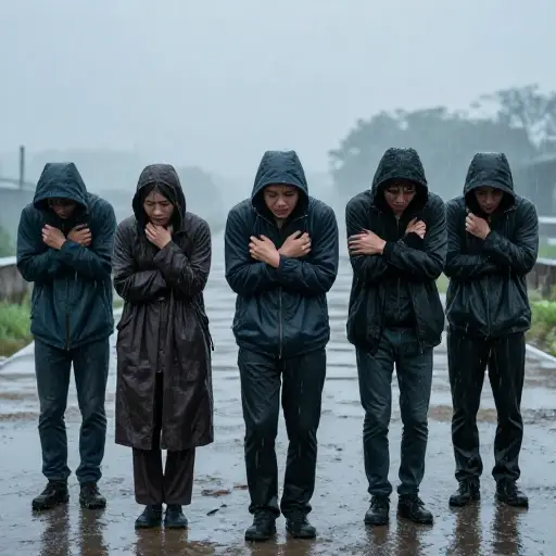 我们冻坏了。再加上下雨，让最后一天完全成了灾难。