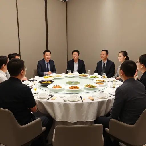 我们大部分同事都参加了年度聚餐。
