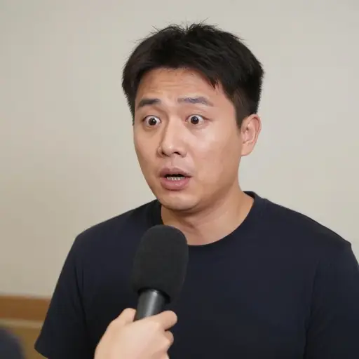 记者让他措手不及，他承认了撒谎。