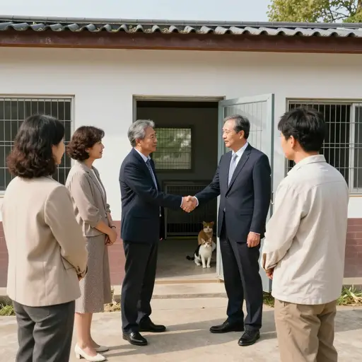 他们为当地的动物收容所设立了一笔基金。