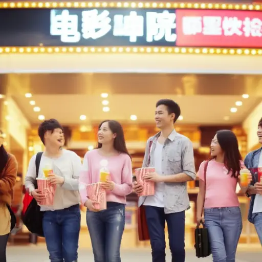 我和朋友们经常一起去看电影。