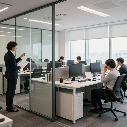 他教条主义的管理方式完全不考虑员工的实际情况。