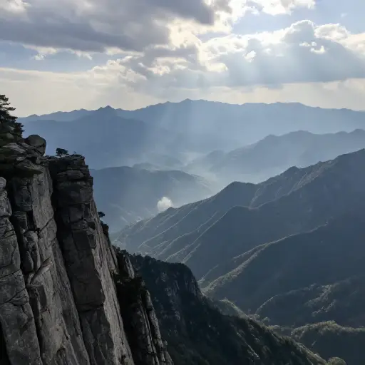 从山顶看到的景色美得惊人。