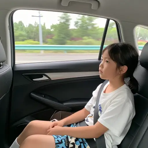 长途乘车后，孩子们理所当然地坐不住了。