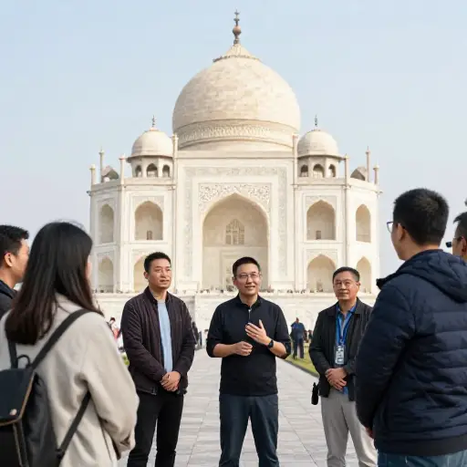 我们的导游会告诉我们很多有趣的故事。