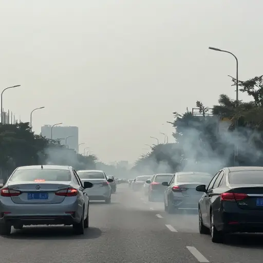车辆排放是大气恶化的一个主要因素。