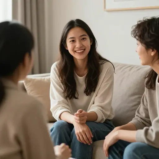 她去年决定向朋友出柜。