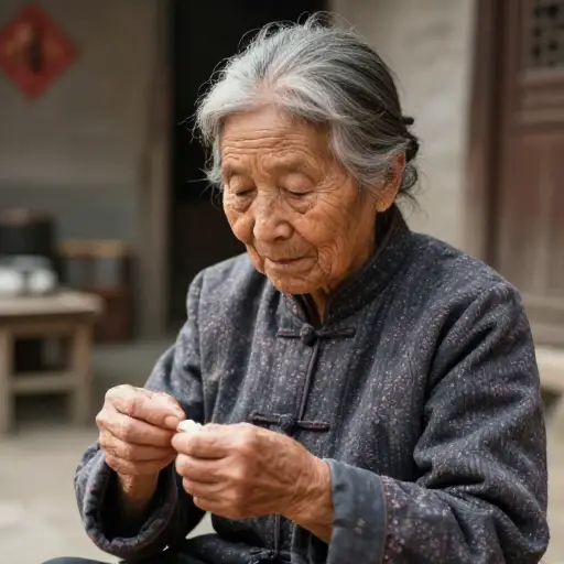奶奶经常给我们讲一些有趣的民间传说。