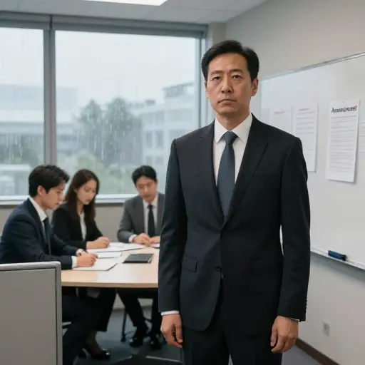 尽管听到坏消息，他仍然面无表情地站在那里。