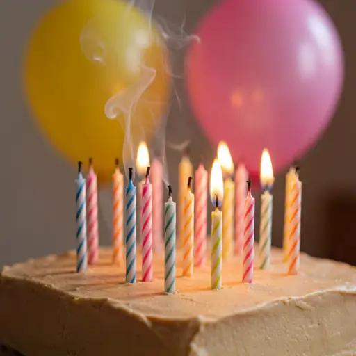 在你生日蛋糕上的蜡烛熄灭前许个愿吧。