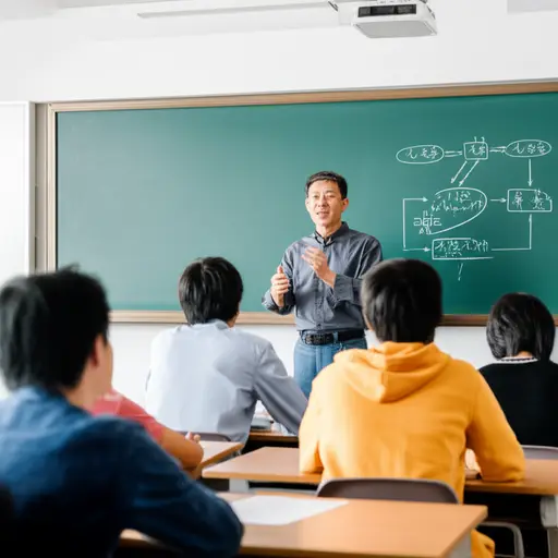 他在大学里教授心理学课程。