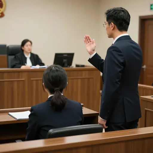 在交叉询问中，律师试图质疑法医专家的鉴定结论。