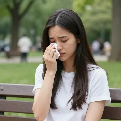 她理所当然地难过。