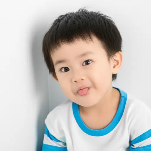 尽管他通常很安静，但有时会显露出顽皮的一面。