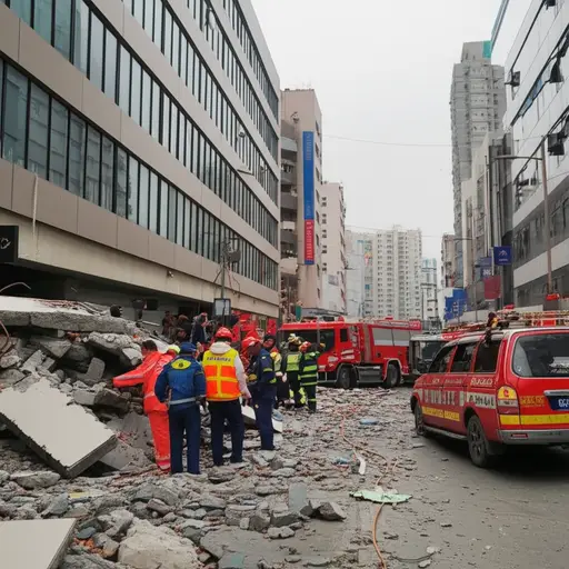 地震发生后，整个城市都处于高度戒备状态。