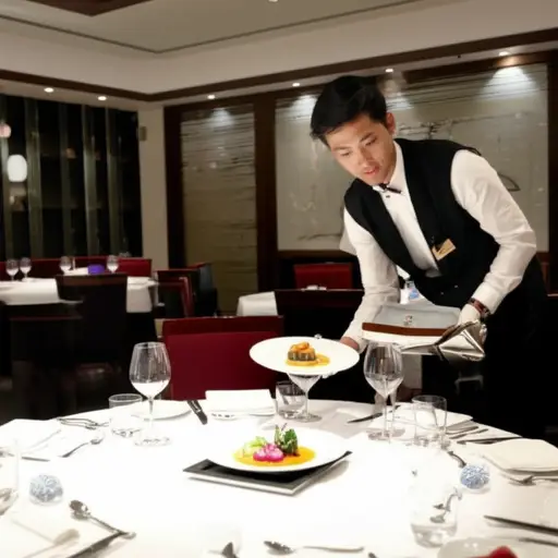 这家餐厅提供一流的食材和精致的服务。