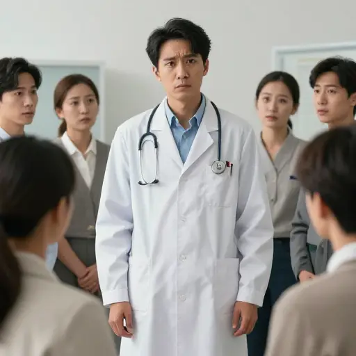 他说他是医生，但我们很快意识到他是个骗子。