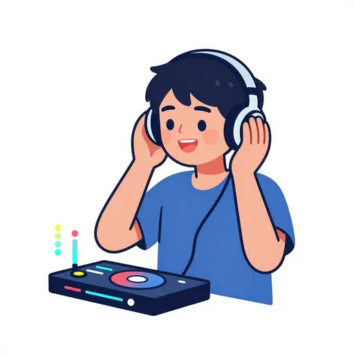我喜欢电子音乐。