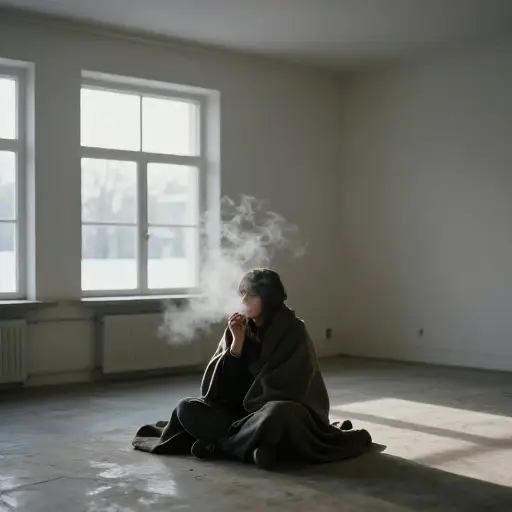 虽然房间很宽敞，但冬天常常太冷。