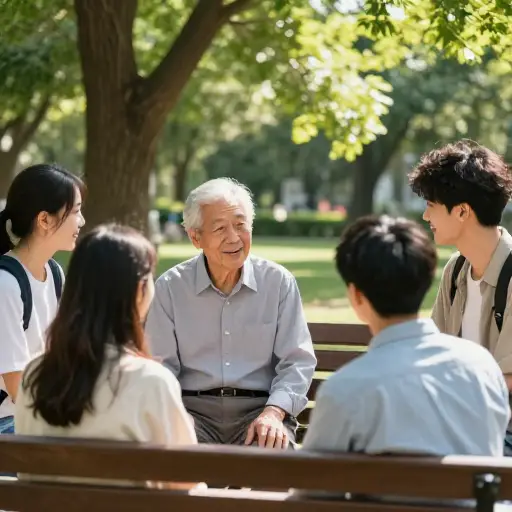退休人员通常拥有丰富的经验可以与年轻一代分享。
