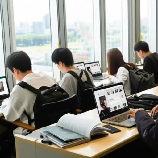 如今，越来越多的学生选择在线学习。