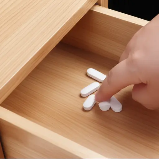 他的抽屉里藏了几片利他宁。