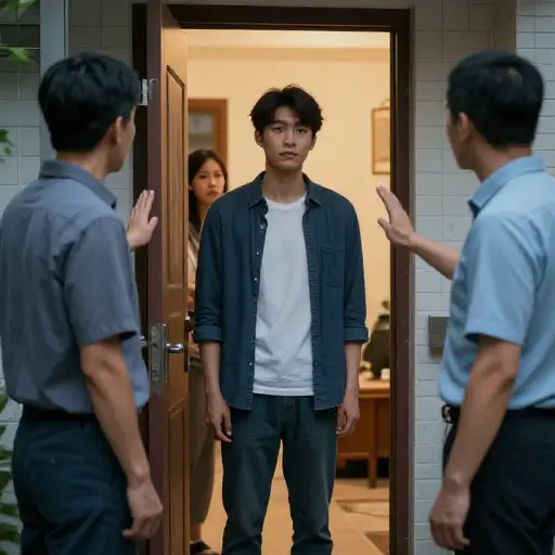 我猜他们不会允许我住在女性朋友家里，但这是可以理解的。