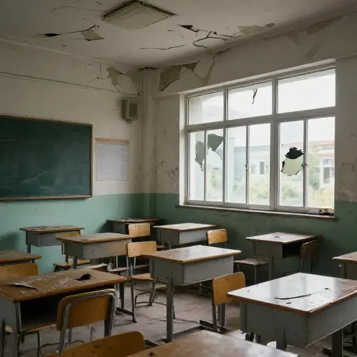 这些教室需要立即重建。