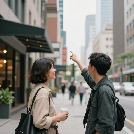 我跟朋友提到市中心有一家新餐厅要开业。