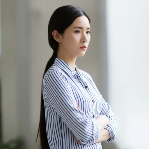 她的回答冰冷而简短，显然不想继续谈话。