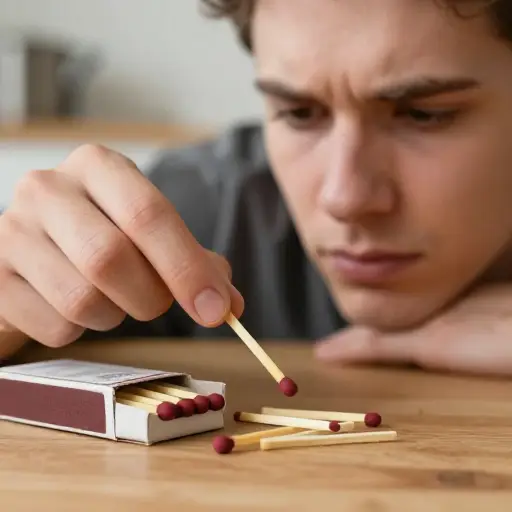 这些火柴头含有硫磺，所以闻起来很刺鼻。