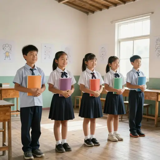 大多数孩子是文盲。