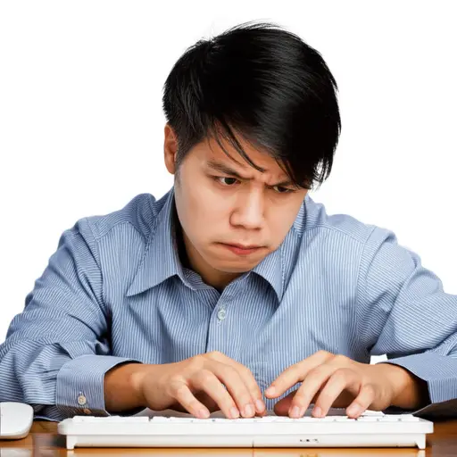 打字时，我经常按错字母键。