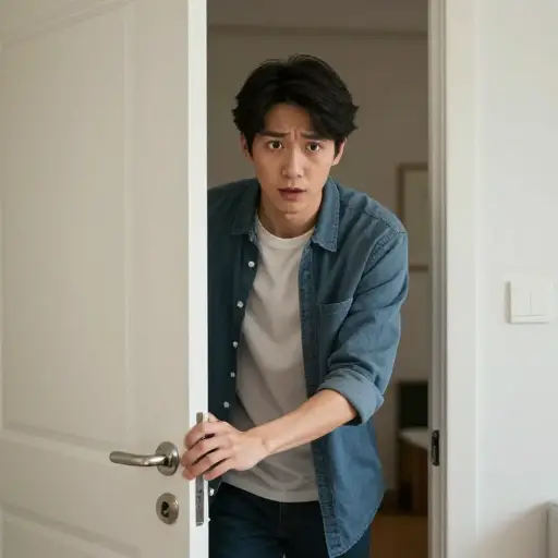 我马上就回来。