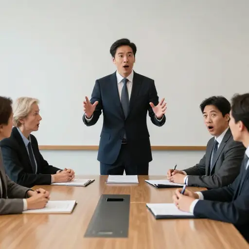 他在会议上过分的行为震惊了所有人。